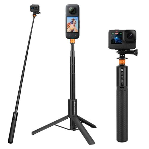 K&F Concept láthatatlan szelfibot / Kamera Mini Tripod - 120cm