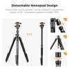 K&F Concept Alumínium Kameraállvány/ Tripod (O275A5+BH-36) - 192cm