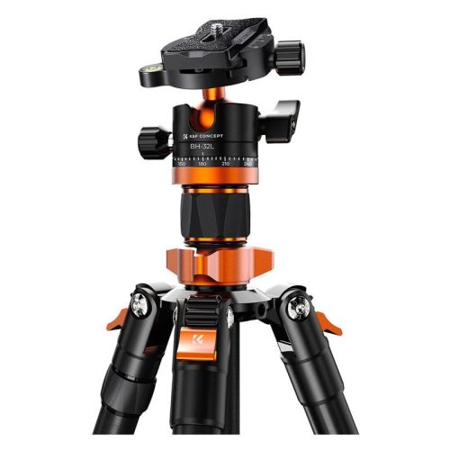 K&F Concept Alumínium Kamera Állvány / Tripod - K255A7+BH-32 Gömbfej