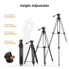 K&F Concept VA3 + BV10 191cm professzionális videó fotóállvány folyadékfejjel (8kg)