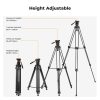 K&F Concept Tripod/ Kamera Állvány + Videó Fluid Fej - VA3+BV20 (191cm)