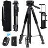 K&F Concept Alumimium Mobil & Kamera Utazóállvány Tripod + Videós fej (S254A3+BV01) - 172cm