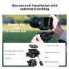 K&F Concept Light Utazóállvány / Kamera Tripod + Állványfej (S255A3+BV01) -190cm