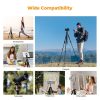 K&F Concept Light Alumínium Utazó Állvány/ Kamera Tripod + Gömbfej (S255A3+BH-36) -190cm