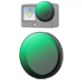  K&F Concept ND4-32 szűrő DJI Osmo Action 6-hoz (felpattintható)