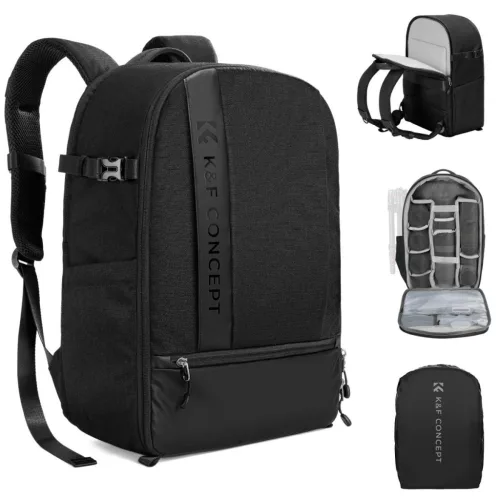 K&F Concept 18L fotós hátizsák – Nature Wander 04 (fekete)