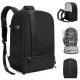 K&F Concept 18L fotós hátizsák – Nature Wander 04 (fekete)