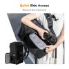 K&F Concept Urban Wander Kamera táska/ Fotós Hátizsák (20L) - Fekete