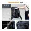 K&F Concept Urban Wander Kamera táska/ Fotós Hátizsák (20L) - Fekete