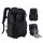 K&F Concept Kenila 28L Kamera Fotós hátizsák (Fekete)