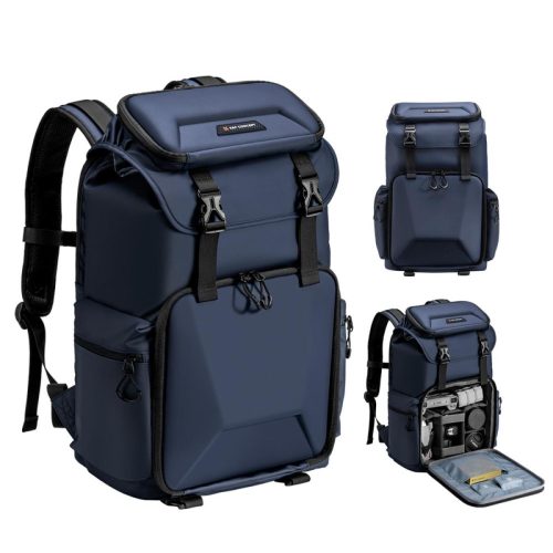 K&F Concept Kenila 28L Kamera Fotós hátizsák (Kék)