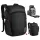 K&F Concept Alpha Air 25L fotós hátizsák esővédővel – Nature Wander 01 (fekete + piros)