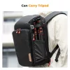 K&F Concept Alpha Air 25L fotós hátizsák esővédővel – Nature Wander 01 (fekete + piros)