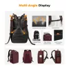K&F Concept 22L keményhéjas fotós hátizsák 15,6"-os laptoprekesszel – Nature Wander 10 (piros)