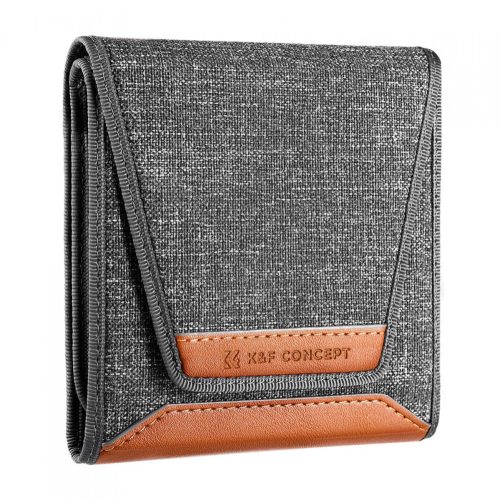 K&F Concept Objektív szűrőtasak 3x 62mm szűrőhöz (Cirkuláris filter tartó táska)