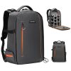 K&F Concept Beta KameraTáska/ Fotós Hátizsák (18L) - Sötét Szürke