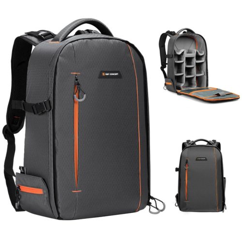 K&F Concept Beta KameraTáska/ Fotós Hátizsák (18L) - Sötét Szürke