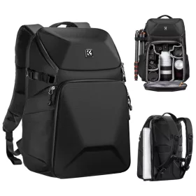 K&F Concept Alpha 20L Kamera Fotós hátizsák (Fekete)