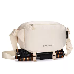   K&F Concept Sling Bag 10L Kameratáska/ Fotós Válltáska - Bézs