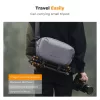 K&F Concept 2in1 sling fotóstáska 10L – Urban Wander 01 (sötétszürke)