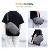 K&F Concept 2in1 sling fotóstáska 10L – Urban Wander 01 (sötétszürke)
