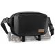 K&F Concept 2in1 sling fotóstáska 10L – Urban Wander 01 (fekete + barna)