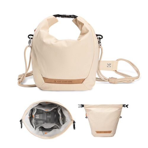 K&F Concept 5L Sling Kameratáska/ Fotós Válltáska - Bézs