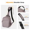 K&F Concept Sling 5L Kamera Táska / Válltáska - Rózsaszín