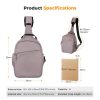 K&F Concept Sling 5L Kamera Táska / Válltáska - Rózsaszín
