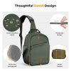 K&F Concept Sling 5L Kamera Táska / Válltáska - Zöld