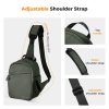 K&F Concept Sling 5L Kamera Táska / Válltáska - Zöld