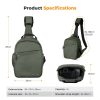 K&F Concept Sling 5L Kamera Táska / Válltáska - Zöld