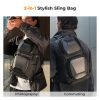 K&F Concept 10L Keresztpántos Kameratáska/ Fotós Válltáska - Fekete