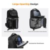 K&F Concept 10L Keresztpántos Kameratáska/ Fotós Válltáska - Fekete