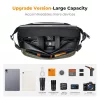 K&F Concept 2in1 sling fotóstáska 12L – Urban Wander 01 (zöld)