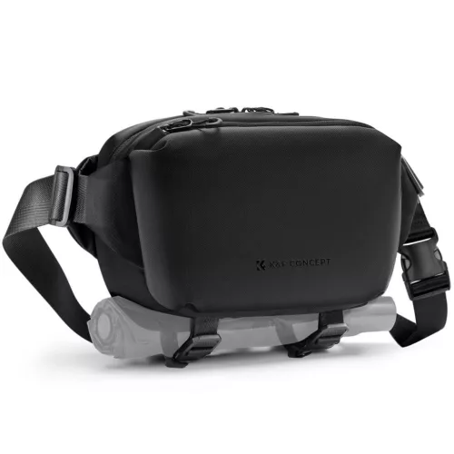 K&F Concept 4L sling fotóstáska (5 az 1-ben) – Urban Wander 12 (fekete)