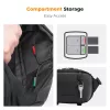 K&F Concept 4L sling fotóstáska (5 az 1-ben) – Urban Wander 12 (fekete)