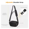 K&F Concept 4L sling fotóstáska (5 az 1-ben) – Urban Wander 12 (fekete)
