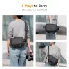 K&F Concept 4L sling fotóstáska (5 az 1-ben) – Urban Wander 12 (fekete)