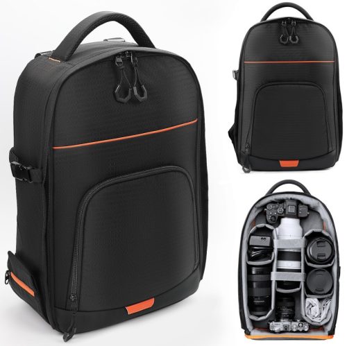 K&F Concept Nature Wander 18L Kameratáska/ Fotós Hátizsák - Fekete