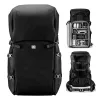 K&F Concept 40L professzionális fotós hátizsák cserélhető belső résszel – Star Wander 05 (fekete)