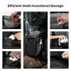 K&F Concept 40L professzionális fotós hátizsák cserélhető belső résszel – Star Wander 05 (fekete)