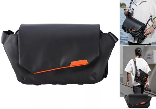K&F Concept Urban Wander 10L fotós sling táska (fekete)