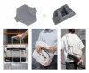K&F Concept Urban Wander 10L fotós sling táska (törtfehér)
