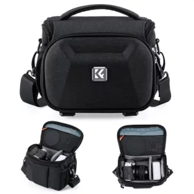   K&F Concept S méretű keresztpántos fotóstáska vastag pánttal (keményhéj)