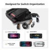 K&F Concept multifunkciós digitális eszköz tároló válltáska 15,6"-os laptophoz (fekete)