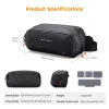 K&F Concept vízlepergető tárolótáska pánttal (kamera/Switch/GoPro/Insta360)