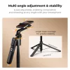 K&F Concept 180cm arckövető állvány/selfie bot 2 derítőfénnyel, gesztusvezérléssel