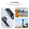 K&F Concept Popod 183cm telefonállvány – 3in1 csipesz és mágneses selfie bot távirányítóval