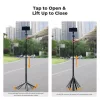 K&F Concept Popod 183cm telefonállvány – 3in1 csipesz és mágneses selfie bot távirányítóval